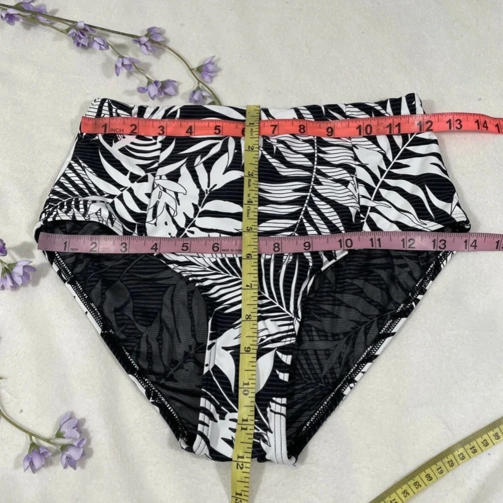 NEW Sea Level Morocco High Waisted Bikini Bottom in Black [‎ 4 US ]